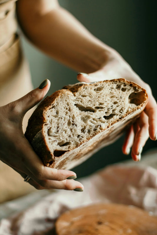 Brood bakken rijsmand rond